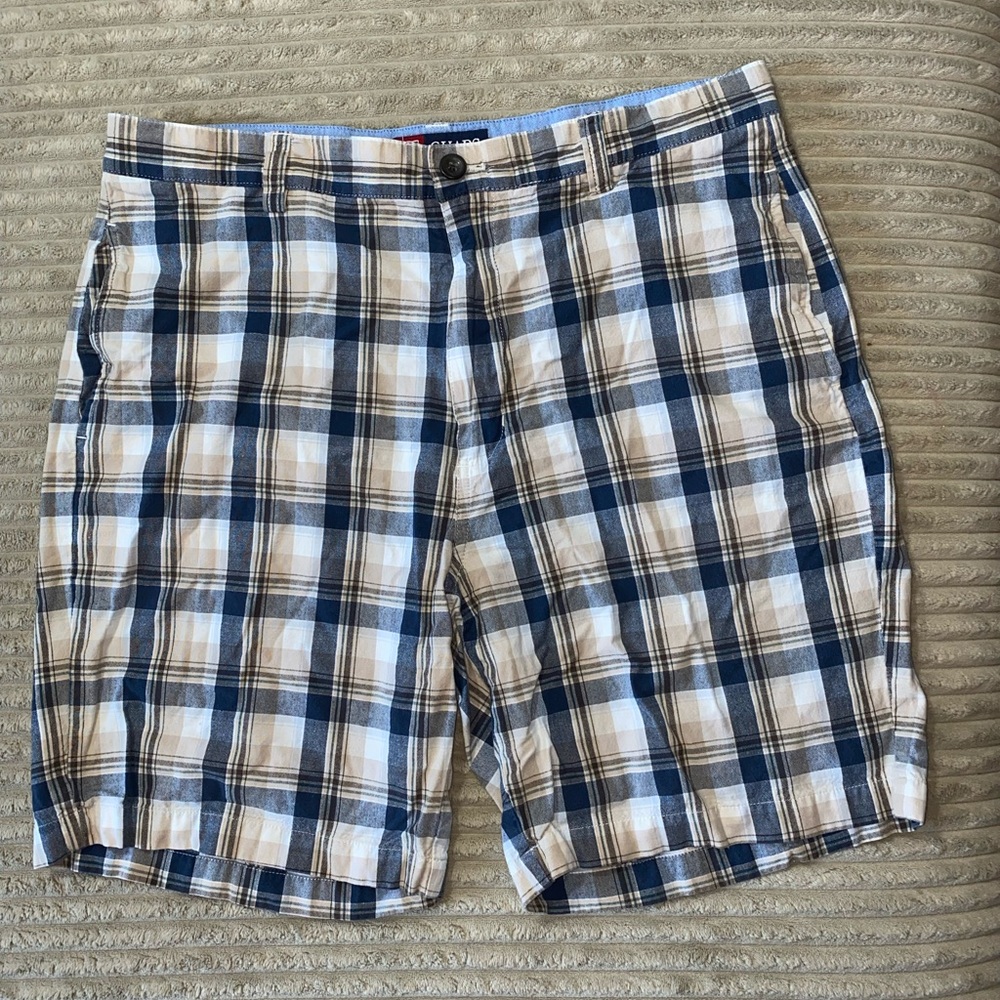 ⛳️ 🩳 Chaps Men’s Plaid Cotton Shorts - Size 33